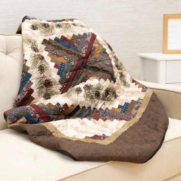 Donna Sharp Your Lifestyle Whitley Rustic Quilted Throw alternate view