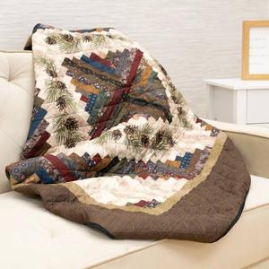 Donna Sharp Your Lifestyle Whitley Rustic Quilted Throw alternate view