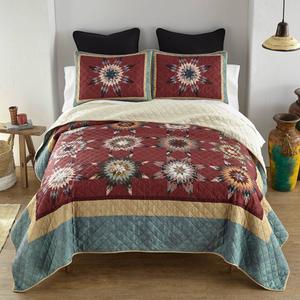 Donna Sharp Your Lifestyle Southern Star 3pc Reversible Quilt Set