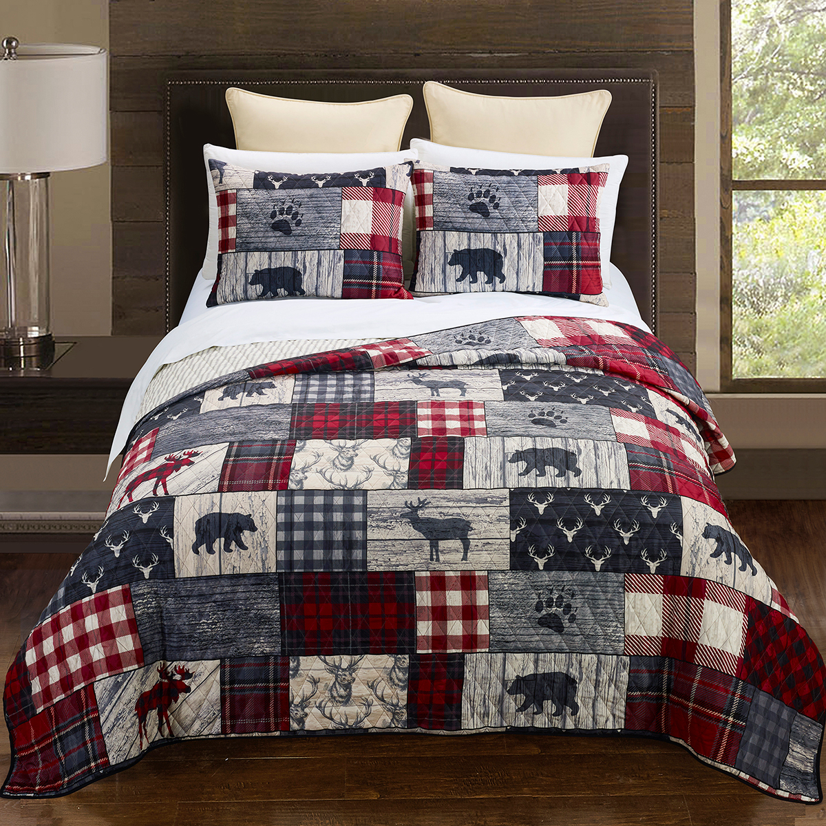 Your Lifestyle Timber Reversible Quilt Set