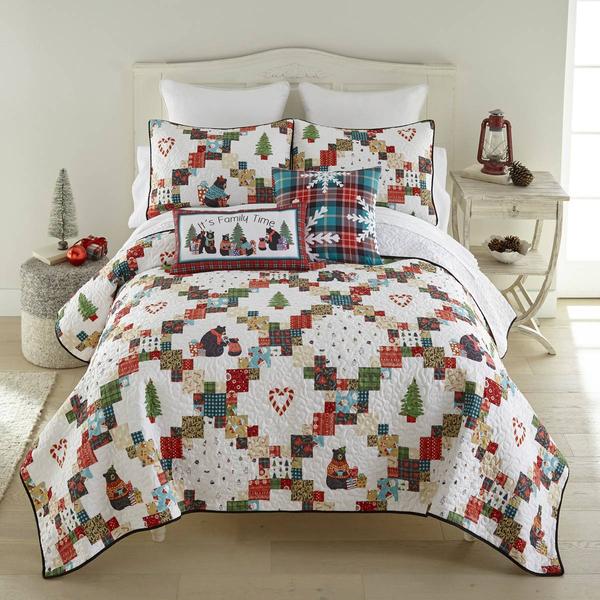 Donna Sharp Your Lifestyle Holiday Love 3pc. Quilt Set alternate view