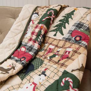 Donna Sharp Your Lifestyle Holiday Dream Reversible Throw alternate view
