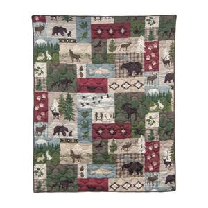 Donna Sharp Your Lifestyle Montana Forest Reversible Throw