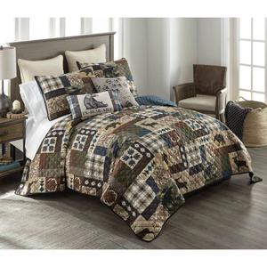 Donna Sharp Your Lifestyle Rustica 3pc. Reversible Quilt Set alternate view