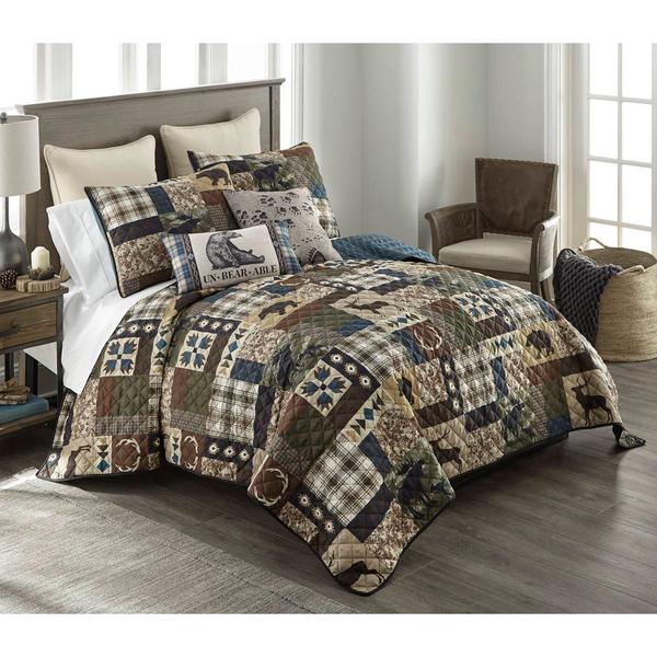 Donna Sharp Your Lifestyle Rustica 3pc. Reversible Quilt Set alternate view