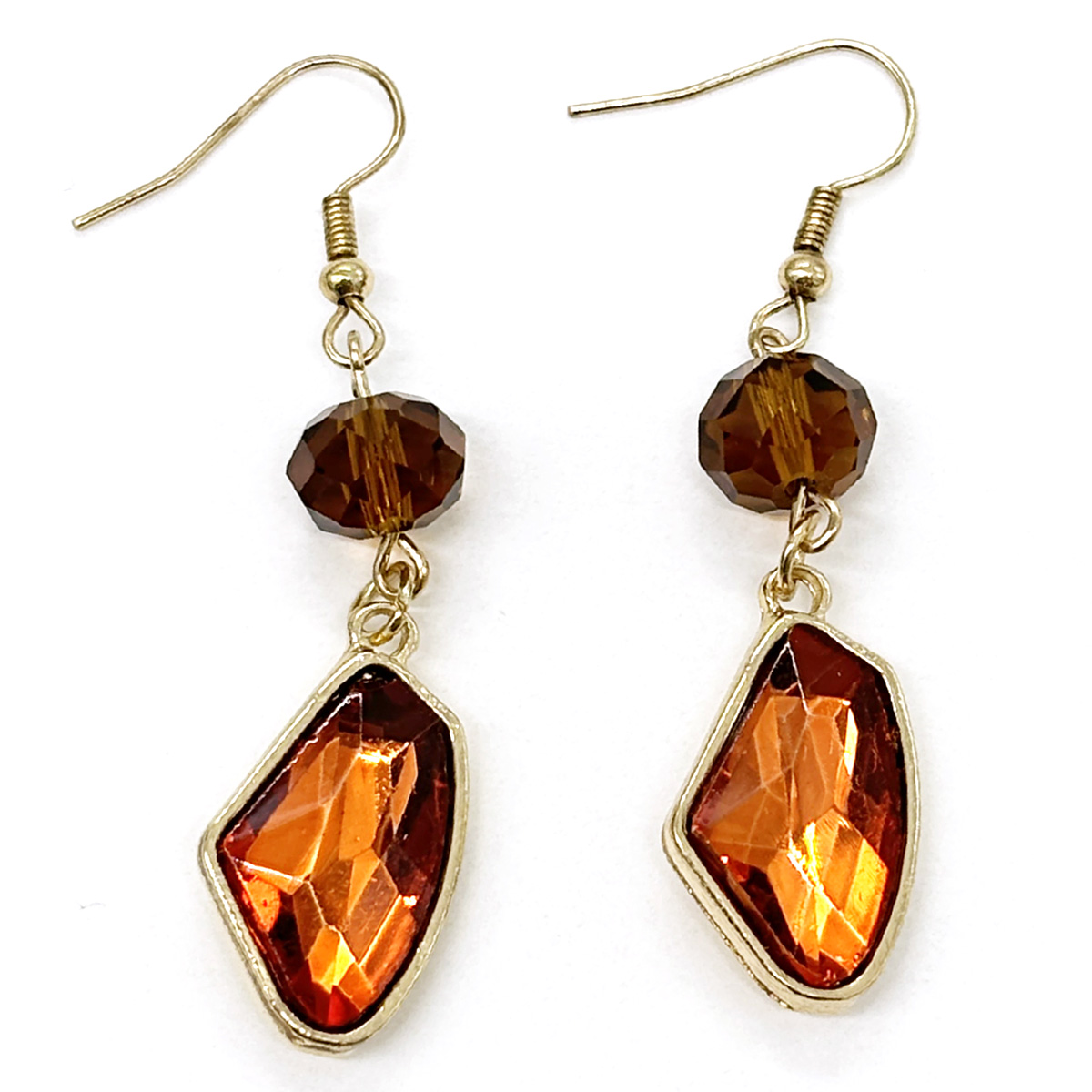 Ashley Cooper(tm) Topaz Double Beaded Drop Earrings