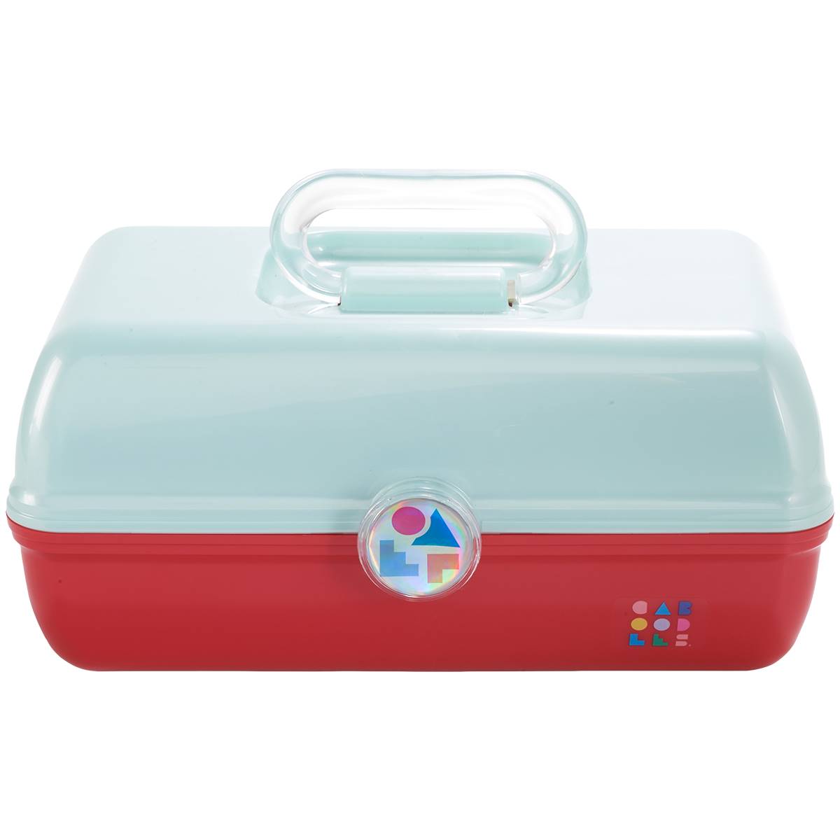 Womens Caboodles On The Go Girl Cosmetic Case - Mint/Burgundy
