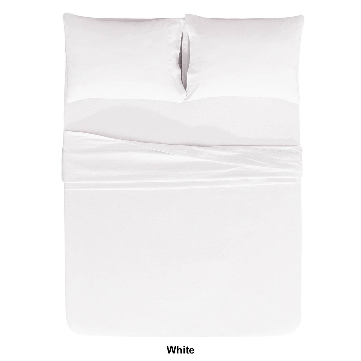 EnvioHome Durable Cotton Winter Flannel Solid Sheet Set