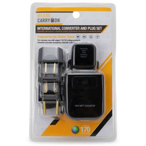 Miami CarryOn Step-down Travel Voltage Converter and Adapter Kit alternate view