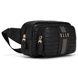 ELLE Eleganza Vegan Leather Monogram Sling Bag alternate view