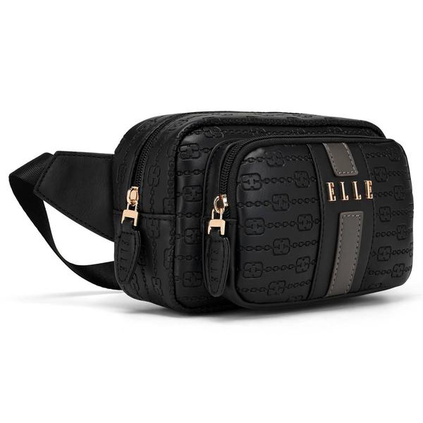ELLE Eleganza Vegan Leather Monogram Sling Bag alternate view