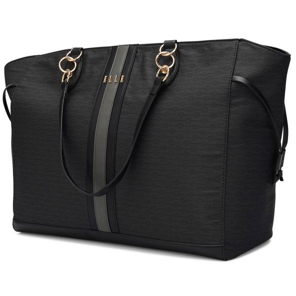 ELLE Eleganza Monogram Weekender Tote Bag