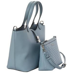 Nine West Tobias Solid Tote with Pouch - Ice Blue alternate view