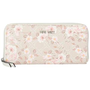 Womens Nine West Norah Zip Wallet - Milk Logo Floral alternate view