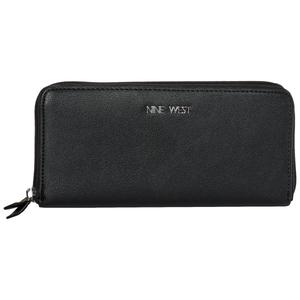 Womens Nine West Norah Solid Zip-Around Wallet alternate view