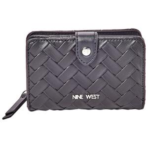 Womens Nine West Norah Woven French Wallet