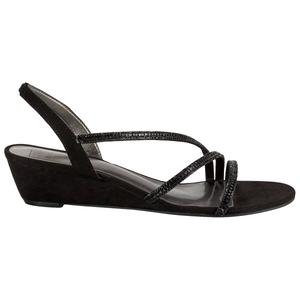 Womens New York Transit Temptress Microsuede Wedge Dress Sandals alternate view