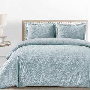 Hudson Valley Stone Wash Cotton Jacquard 3pc. Comforter Set