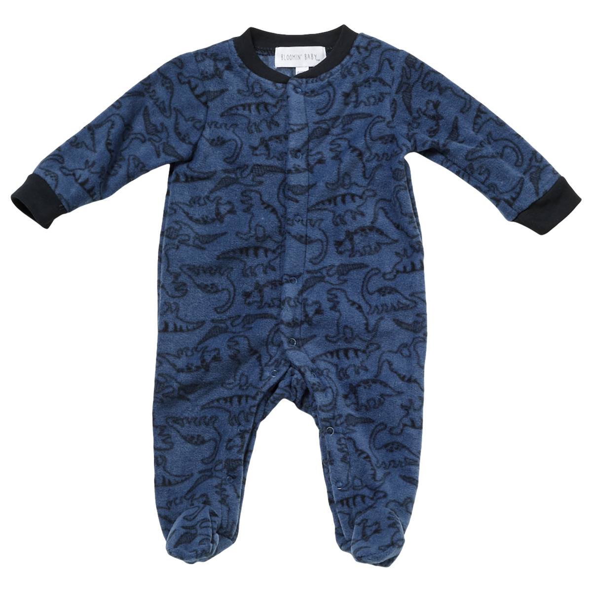 Baby Boy (NB-9M) Bloomin Baby(R) Dino Fleece Footie Pajamas