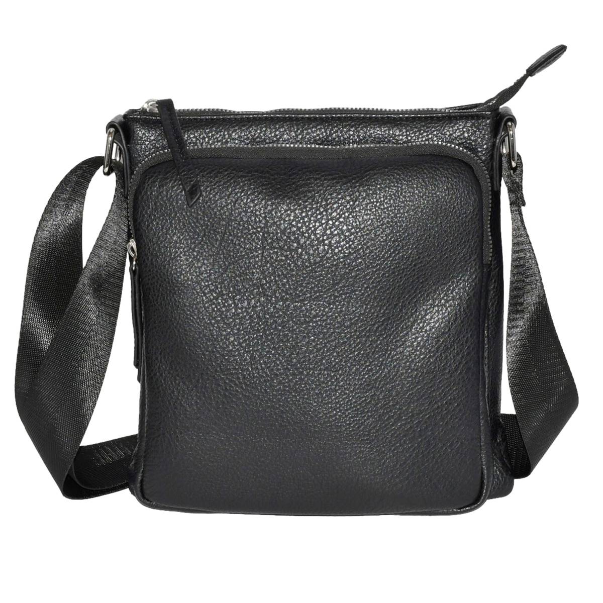 NICCI Crossbody Bag with Web Strap and Front Zipper