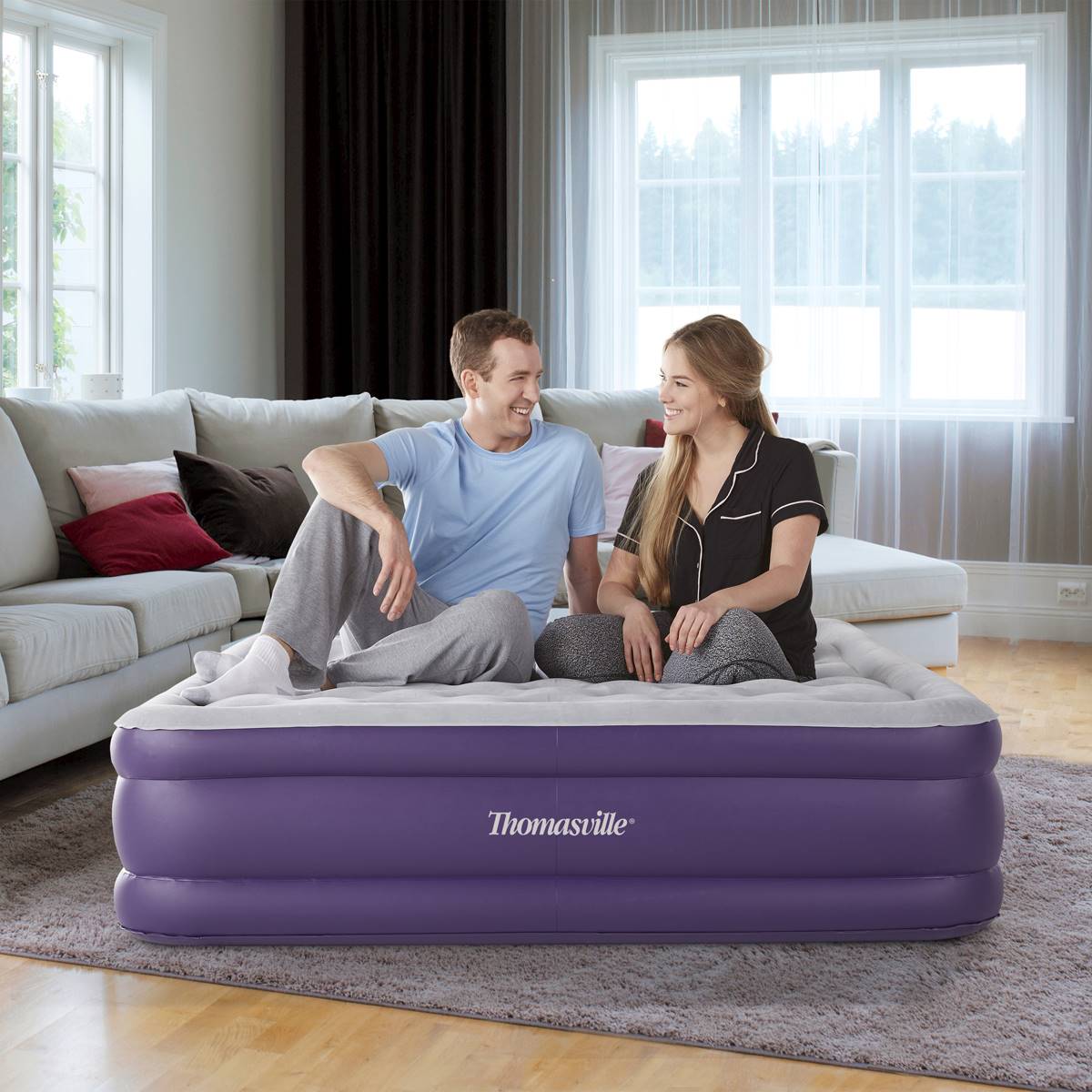 Thomasville Sensation Coil-in-Coil Comfort Queen Air Mattress