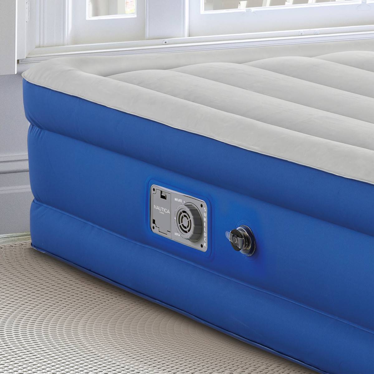 Nautica Home 15in. Plushaire Twin Air Mattress W/ Inset Pump