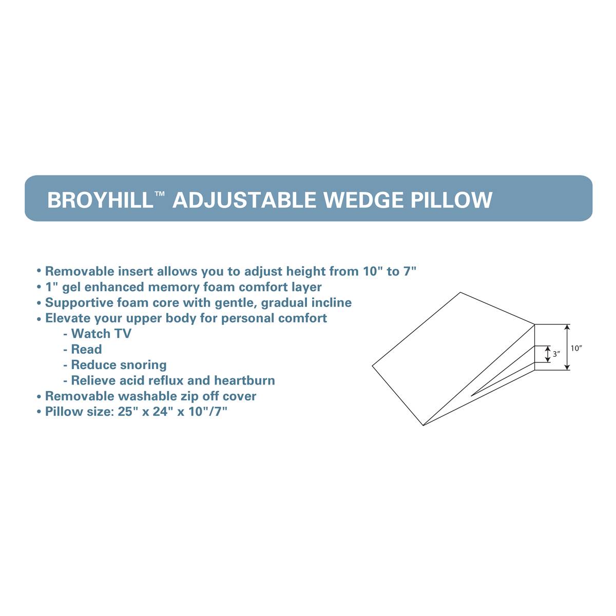 Thomasville(R) Gel Foam Body Wedge Pillow