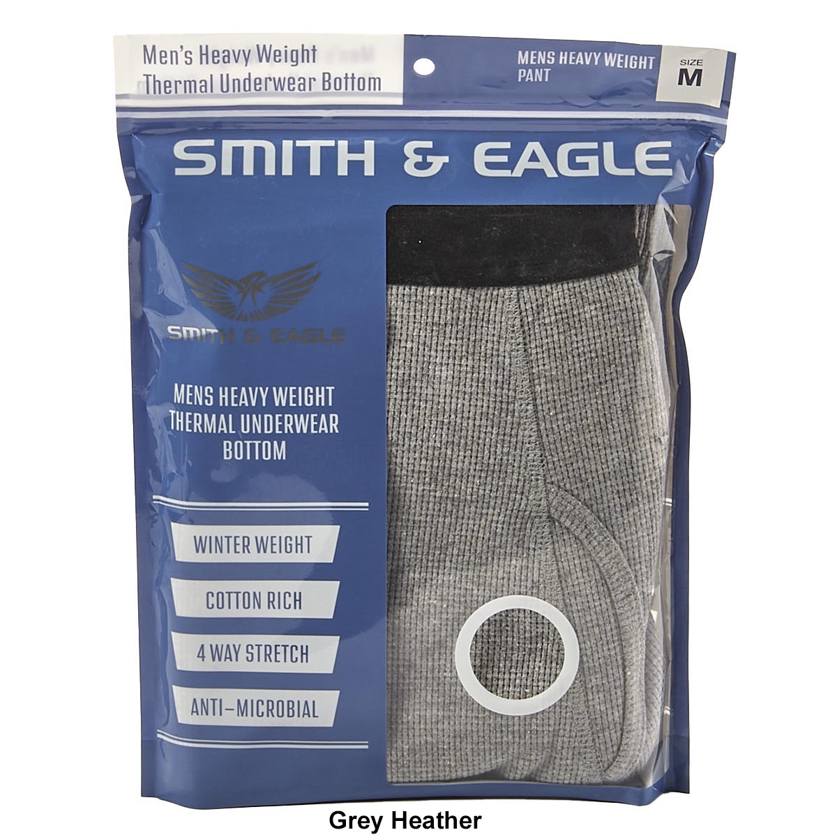 Mens Smith & Eagle Waffle Heavy Weight Thermal Underwear Pants