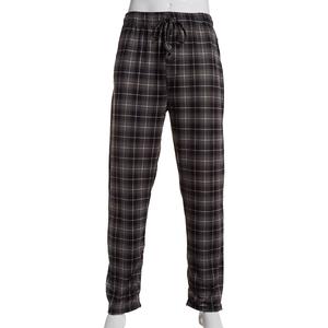 Mens Preswick & Moore(R) Plaid Pajama Pants - Black