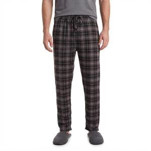 Mens Preswick & Moore(R) Plaid Pajama Pants - Black