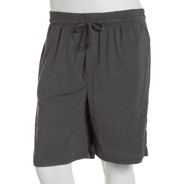 Mens Preswick & Moore(R) Polyester Pajama Shorts - Grey Heather