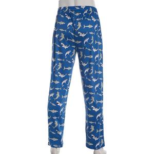 Mens Preswick & Moore(R) Shark Drawstring Pajama Pants alternate view