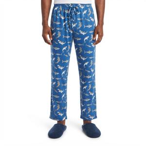 Mens Preswick & Moore(R) Shark Drawstring Pajama Pants