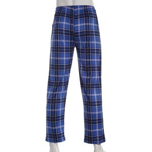 Mens Preswick & Moore(R) Plaid Drawstring Pajama Pants - Blue alternate view