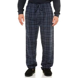 Mens Preswick & Moore(R) Flannel Plaid Sleep Pants - Blue