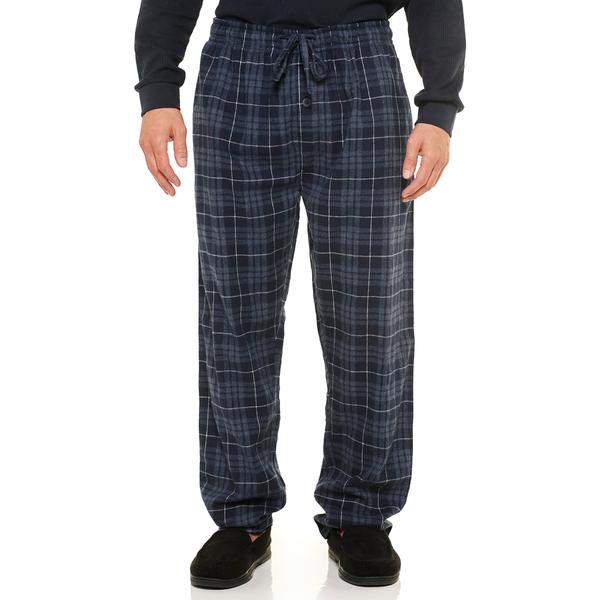 Mens Preswick & Moore(R) Flannel Plaid Sleep Pants - Blue
