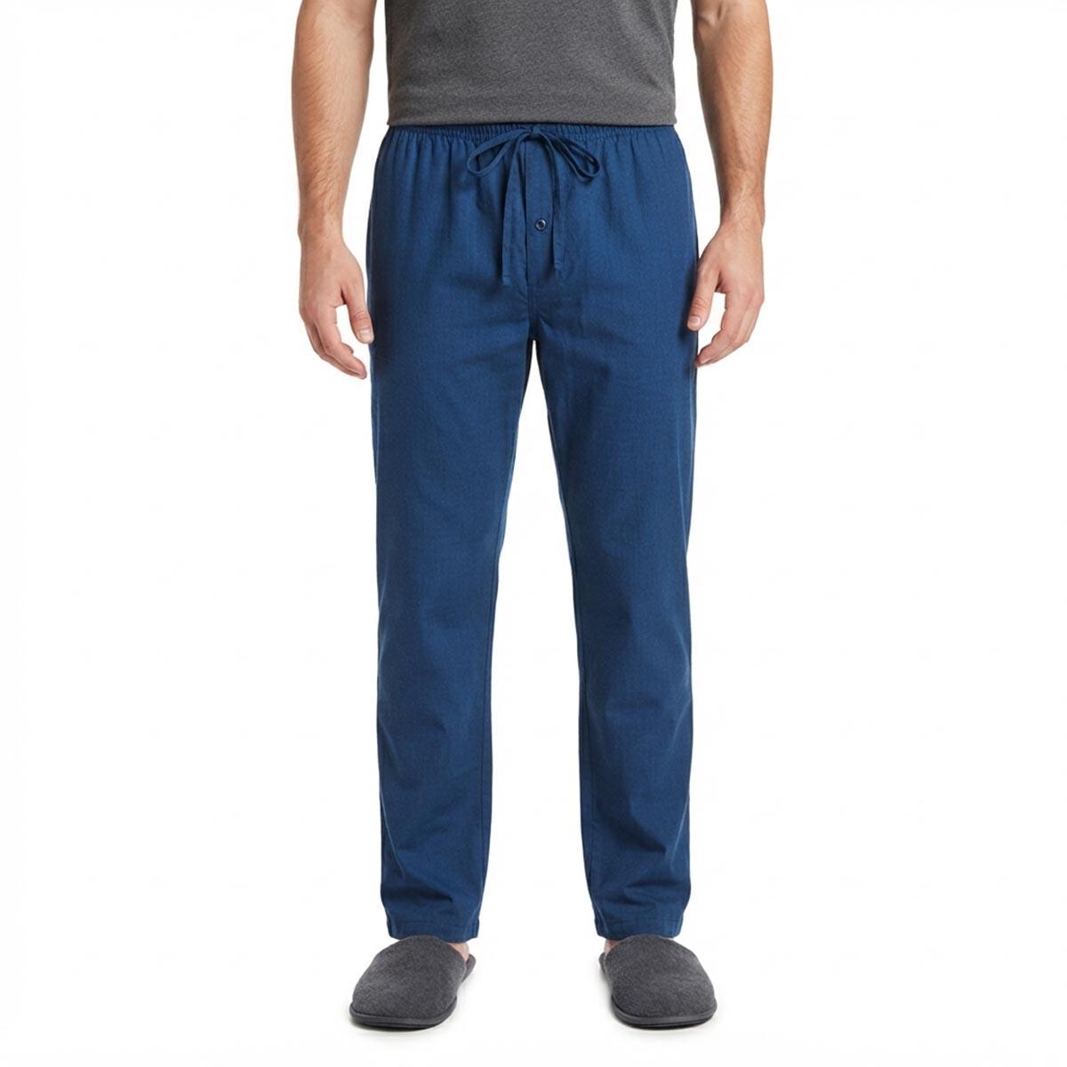 Mens Preswick & Moore(R) Solid Pajama Pants - Navy Heather