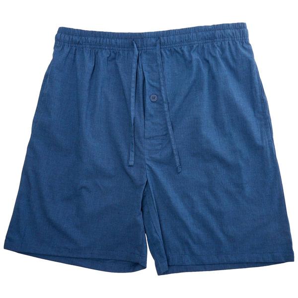 Mens Preswick & Moore(R) Soft Woven Pajama Shorts - Navy Heather