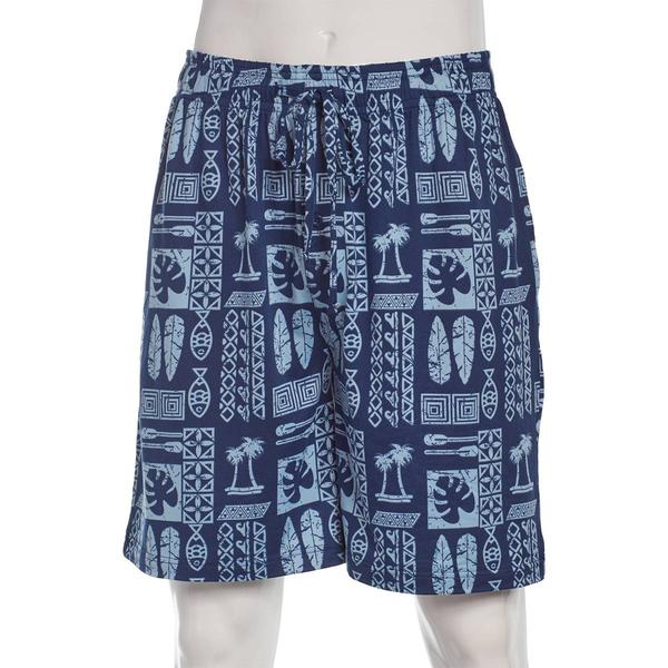 Mens Preswick & Moore(R) Hawaiian Drawstring Pajama Shorts