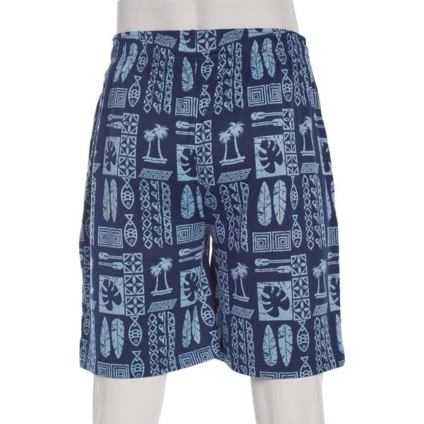 Mens Preswick & Moore(R) Hawaiian Drawstring Pajama Shorts alternate view
