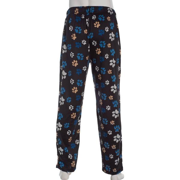 Mens Big & Tall Preswick & Moore(R) Pawprints Pajama Pants alternate view