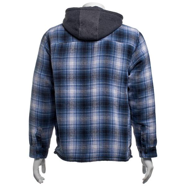 Mens Mountain Ridge Flannel Jacket w/ Chest Protector - Chambray alternate view