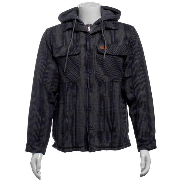Mens Mountain Ridge Flannel Jacket & Chest Protector - Blue/Grey alternate view