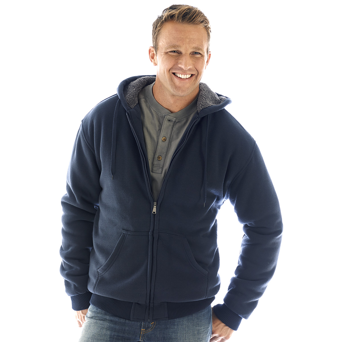 Mens mountain ridge plaid polar fleece hoodie sale