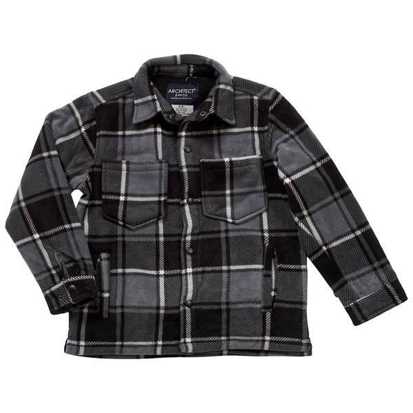 Boys (8-20) Architect(R) Jean Co. Sherpa Nordic Shacket - Black alternate view