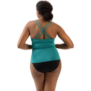 Womens Dolfin(R) Aquashape Deep Scoop Neck Tankini Top alternate view