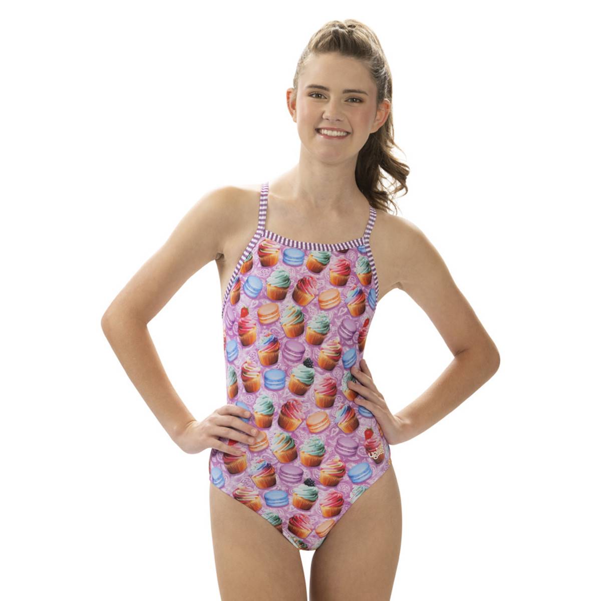 Womens Dolfin(R) Uglies V-2 Back Bon Appetit One Piece Swimsuit