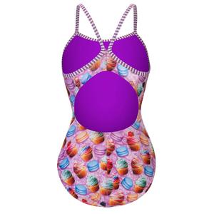 Womens Dolfin(R) Uglies V-2 Back Bon Appetit One Piece Swimsuit alternate view