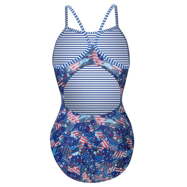 Womens Dolfin(R) Uglies V-2 Back Brave One Piece Swimsuit alternate view
