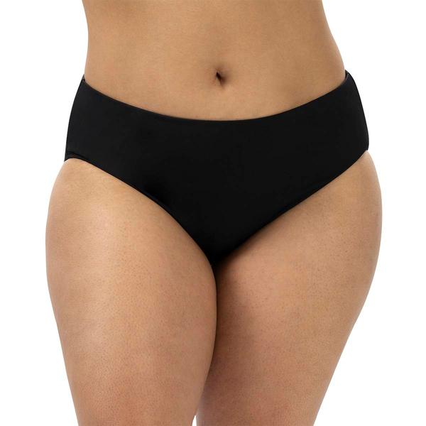 Plus Size Dolfin(R) Aquashape Solid Mid-Rise Moderate Swim Bottoms